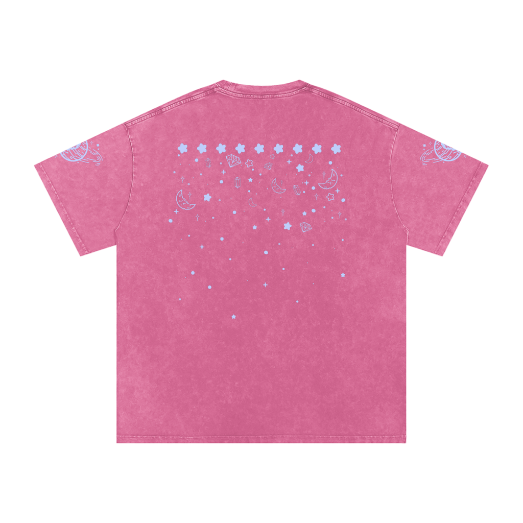 Reach4TheStars®-Snow Washed Oversized Cotton T-Shirt