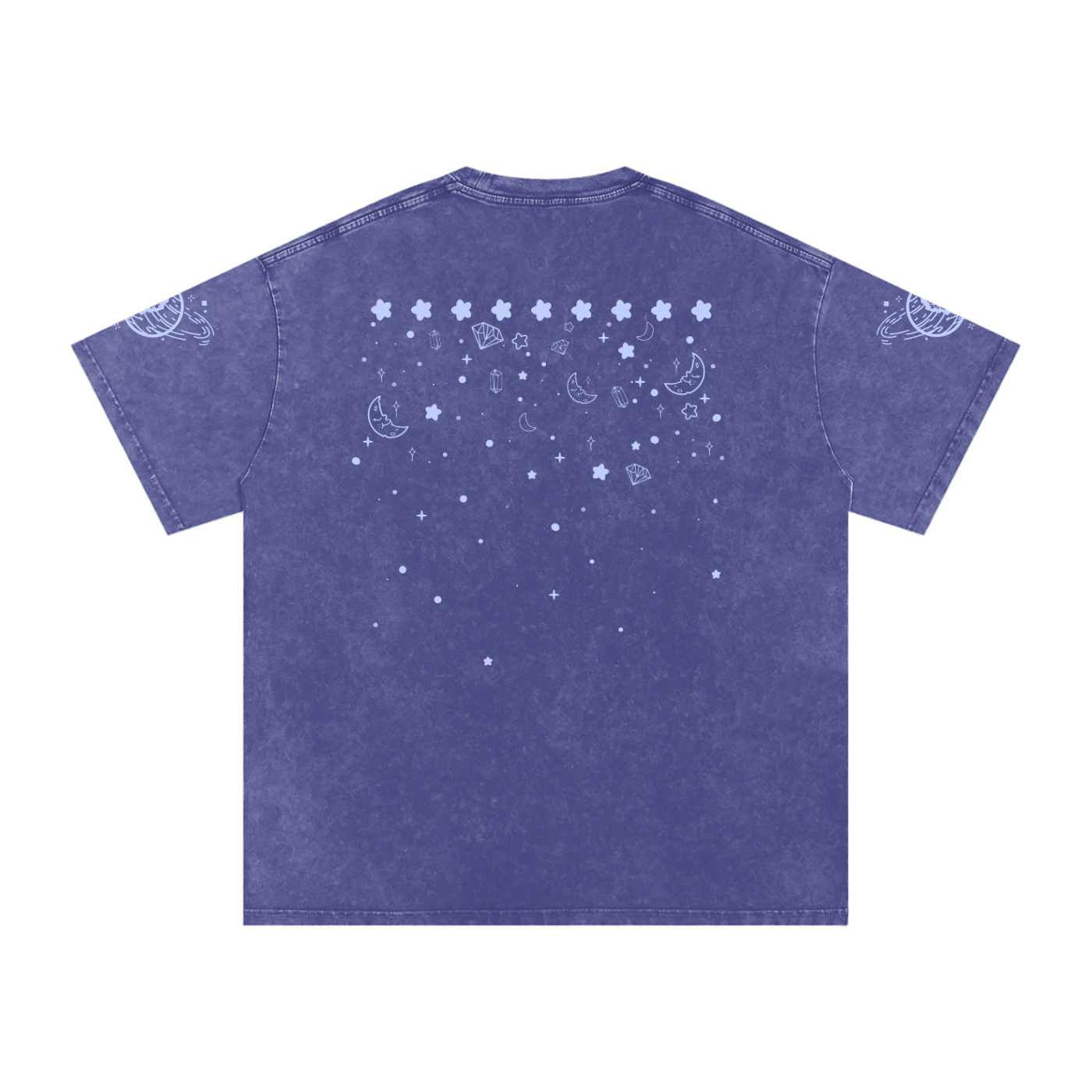 Reach4TheStars®-Snow Washed Oversized Cotton T-Shirt