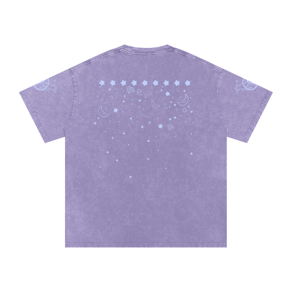 Reach4TheStars®-Snow Washed Oversized Cotton T-Shirt