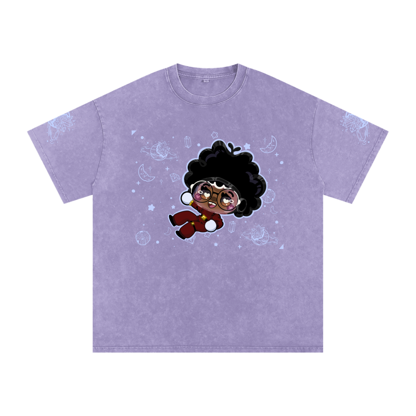 Reach4TheStars®-Snow Washed Oversized Cotton T-Shirt