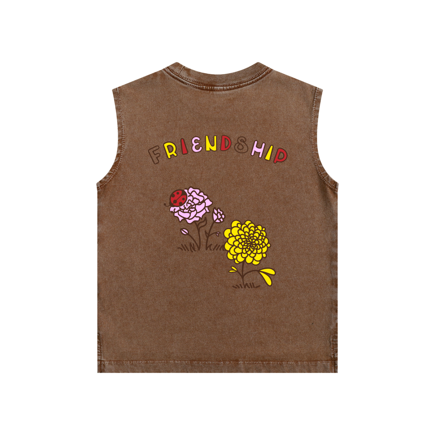 FRIENDSHIP- Snow Washed Kids Tank Top