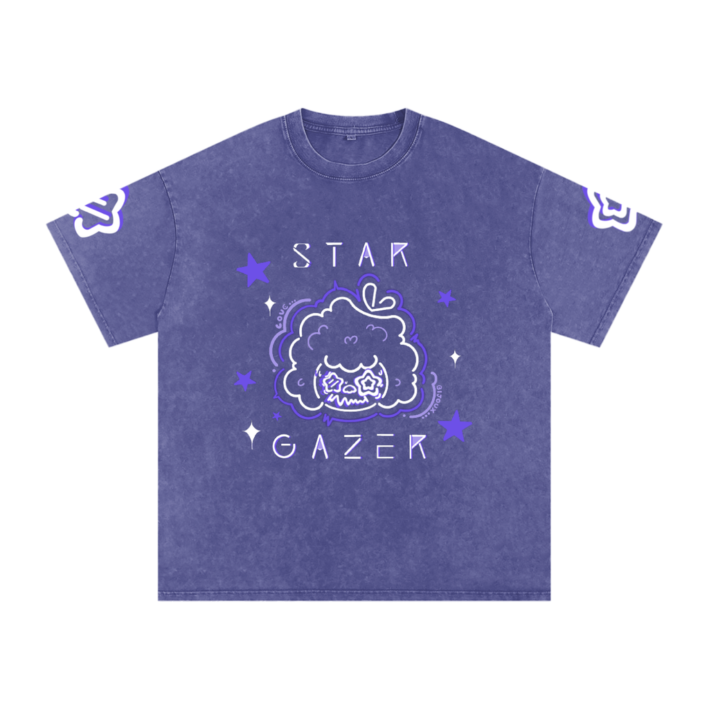 StarGazer®-Snow Washed Oversized Cotton T-Shirt