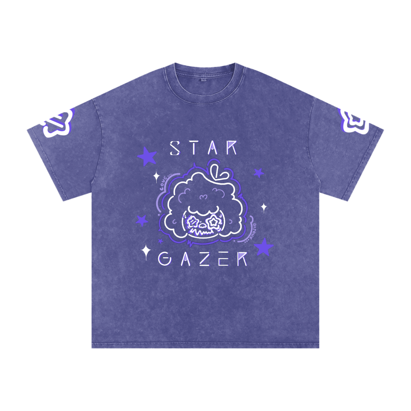 StarGazer®-Snow Washed Oversized Cotton T-Shirt