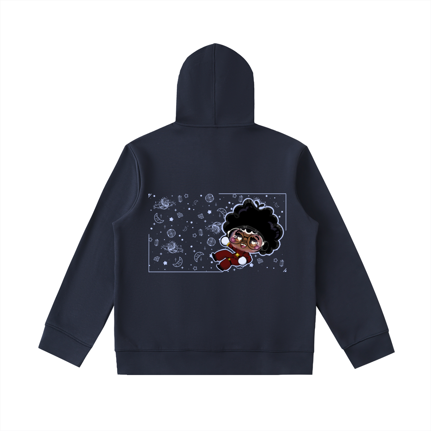 Reach4TheStars® Essential Heavyweight High Neck  Zip-Up Hoodie