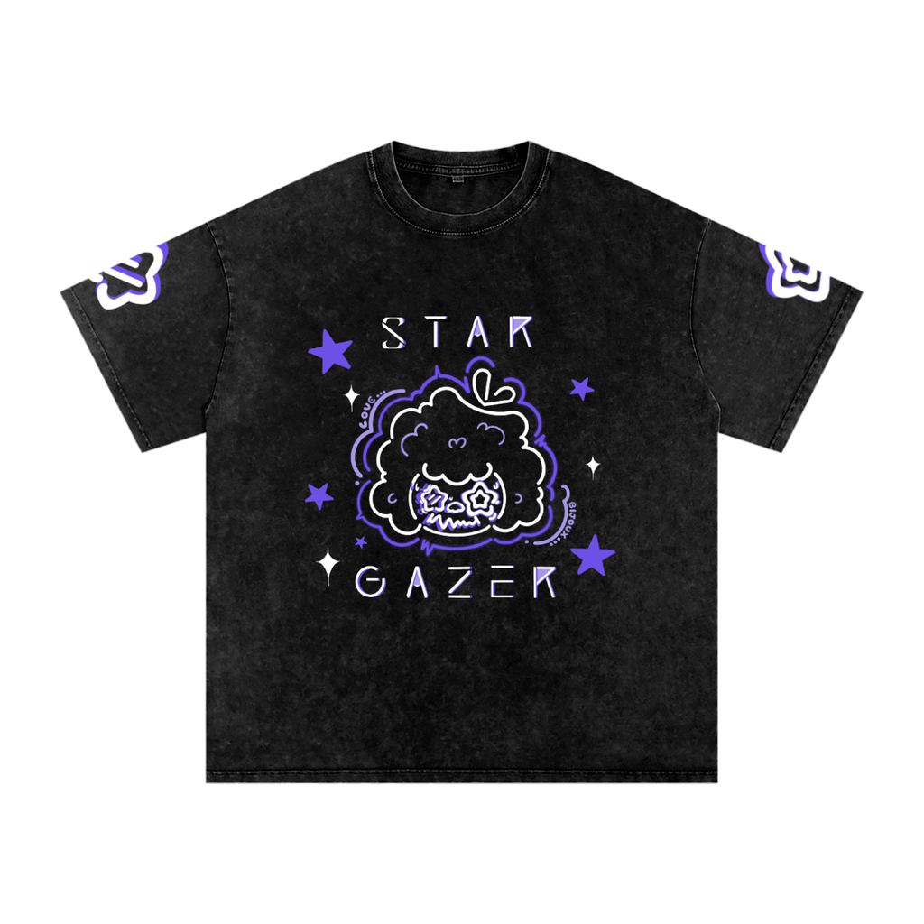 StarGazer®-Snow Washed Oversized Cotton T-Shirt