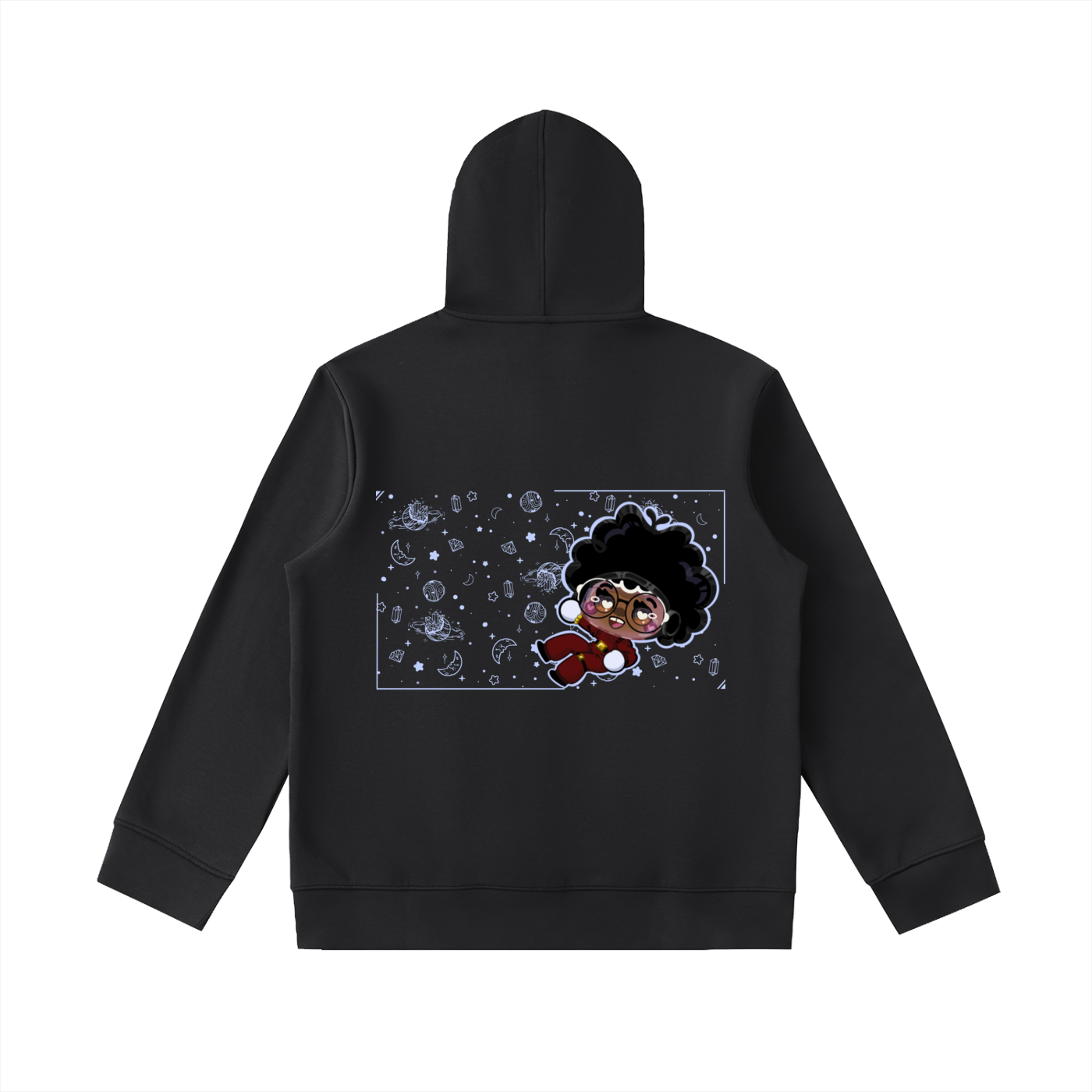 Reach4TheStars® Essential Heavyweight High Neck  Zip-Up Hoodie
