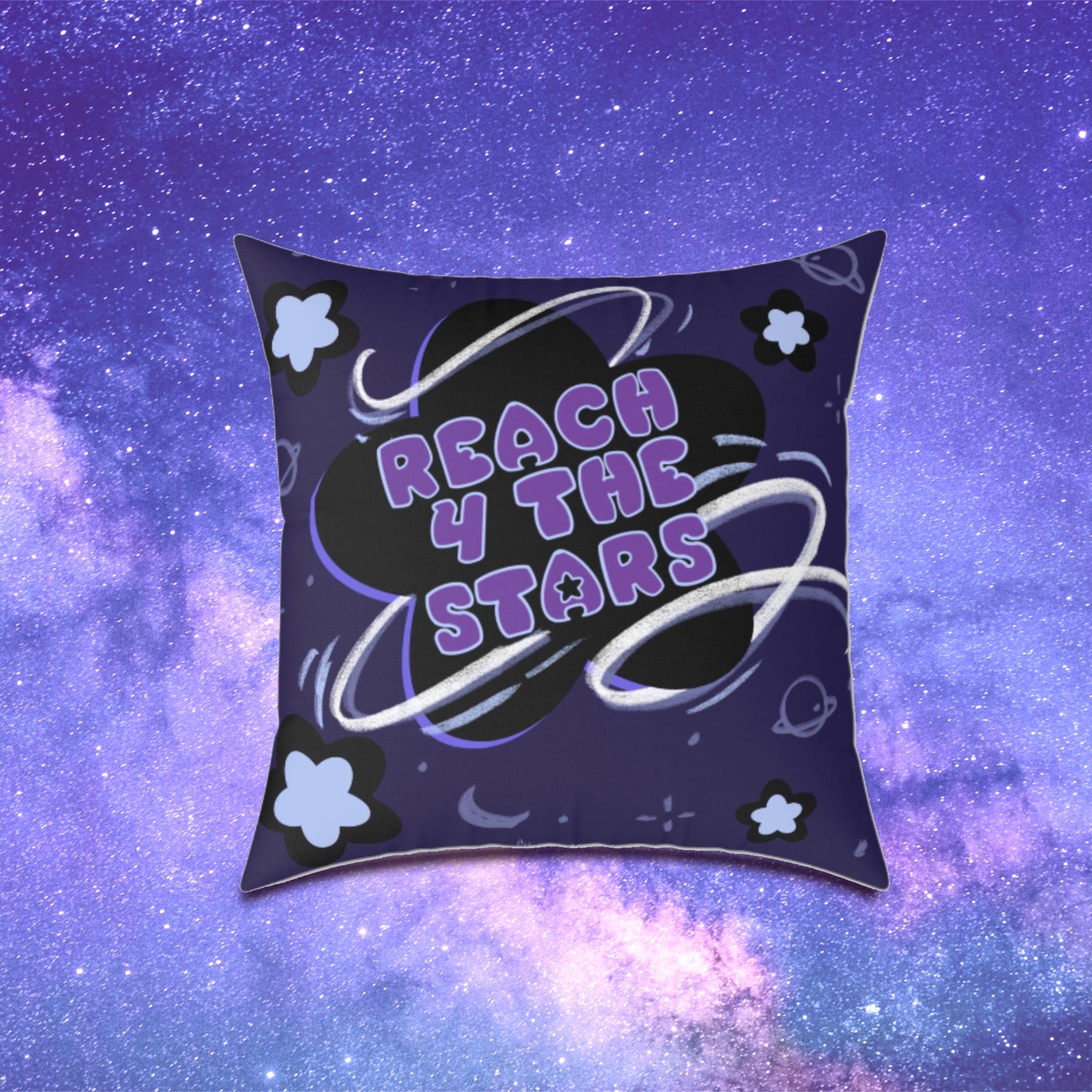 Reach4TheStars®-Square Pillow (Quasar)