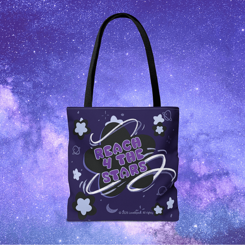 Reach4TheStars®- Tote Bag (Quasar)