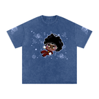 Reach4TheStars®-Snow Washed Oversized Cotton T-Shirt