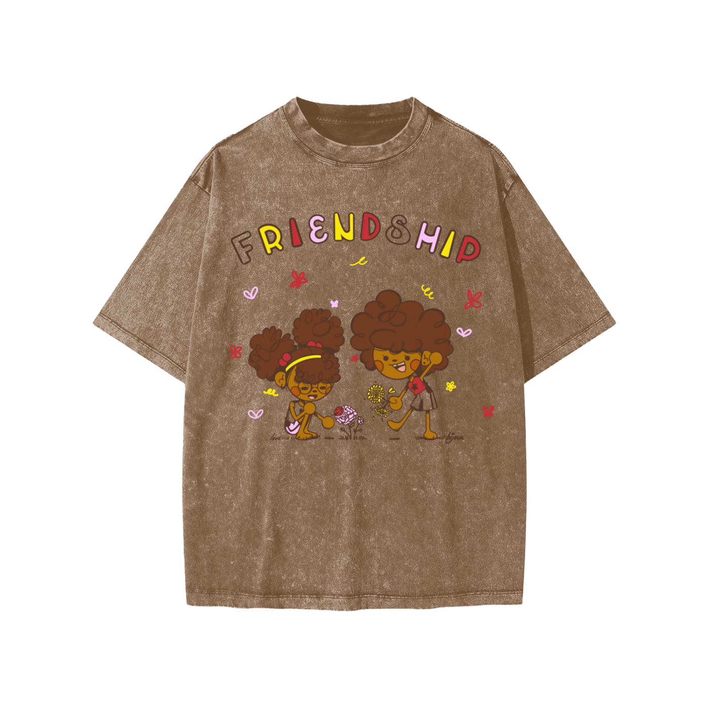 FRIENDSHIP- Snow Washed Kids T-Shirt
