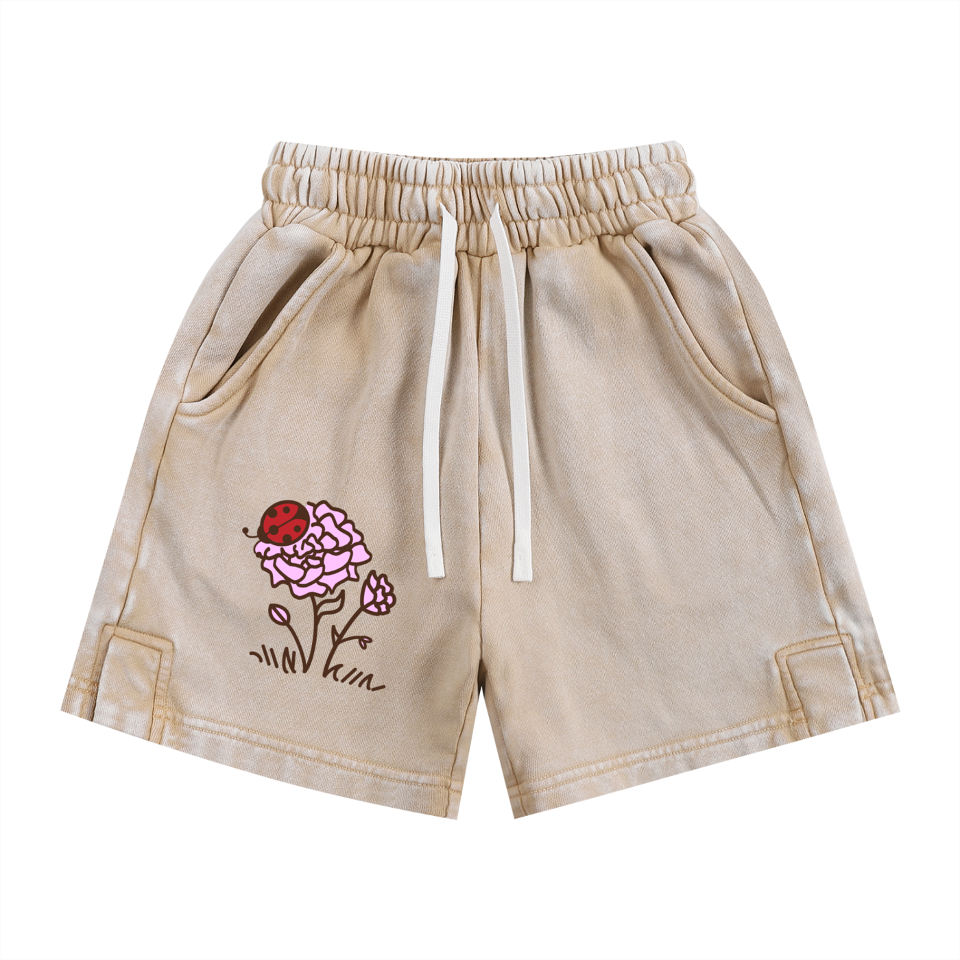 FRIENDSHIP- Snow Washed Kids Shorts
