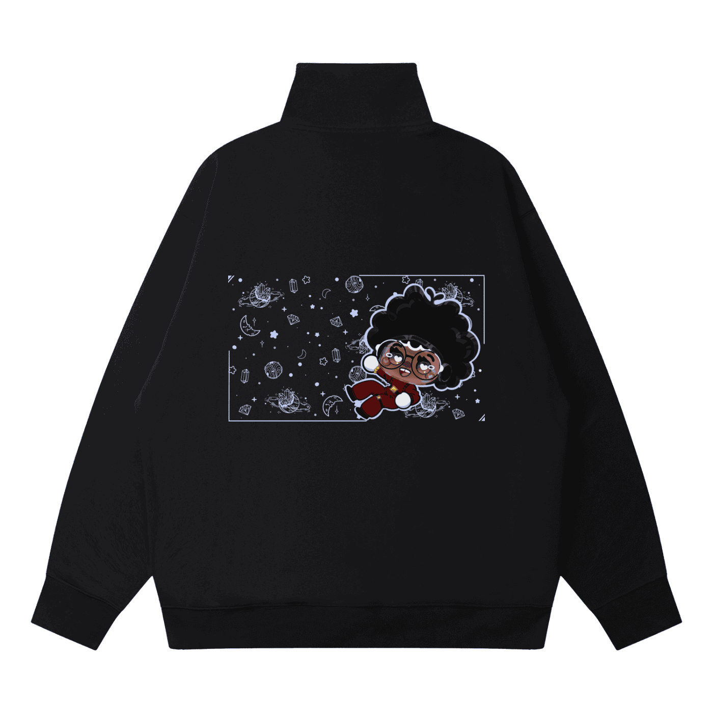 Reach4TheStars® Quarter-Zip Drop Shoulder Sweatshirt