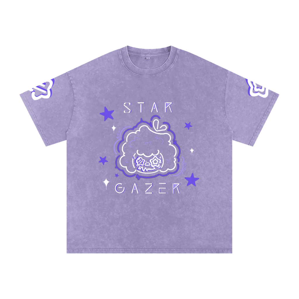 StarGazer®-Snow Washed Oversized Cotton T-Shirt