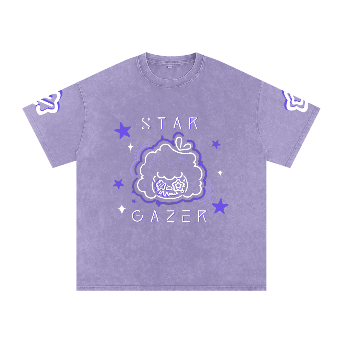 StarGazer®-Snow Washed Oversized Cotton T-Shirt