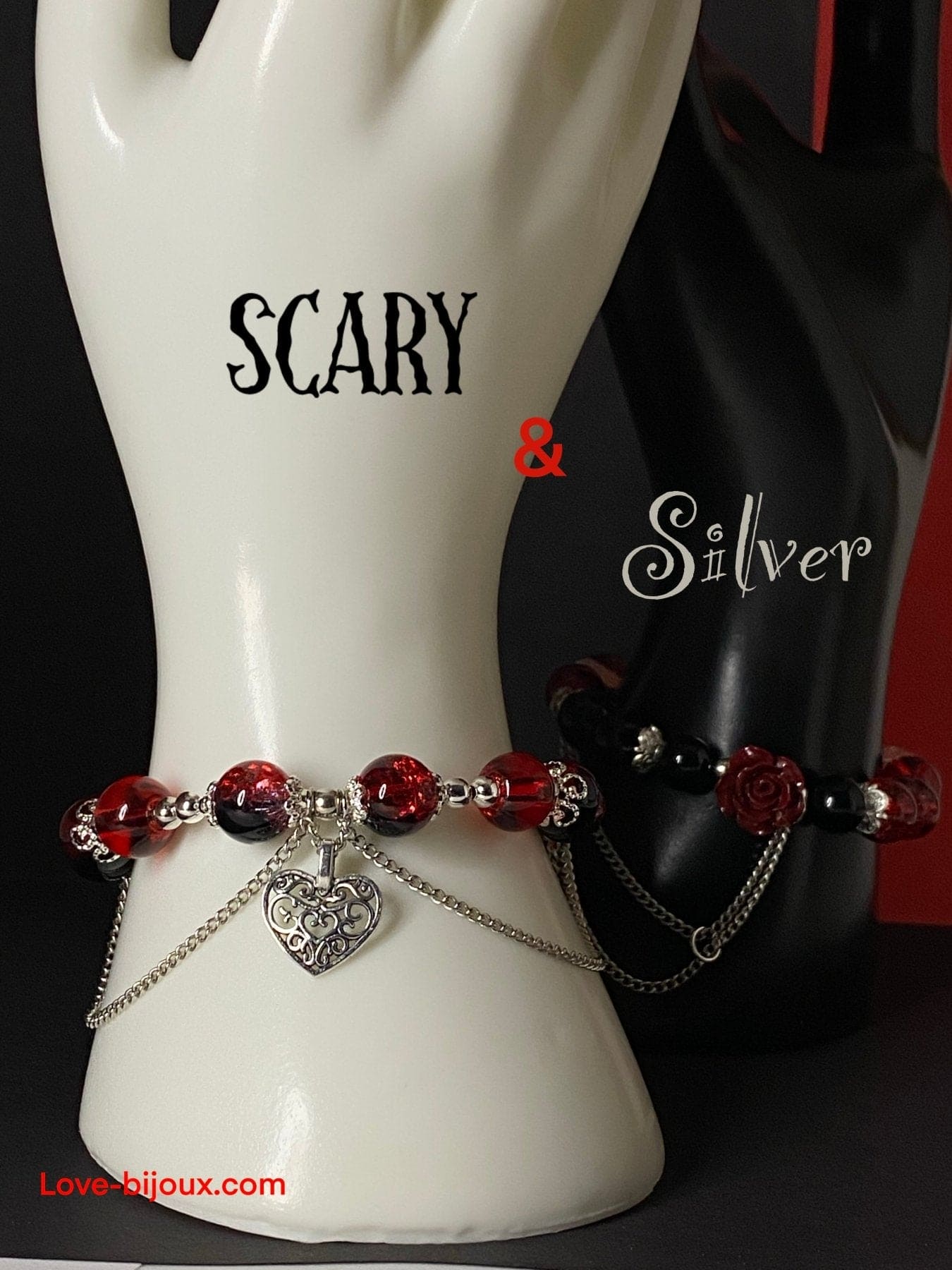 Blood Rose & Lilith Bracelets - Love Bijoux