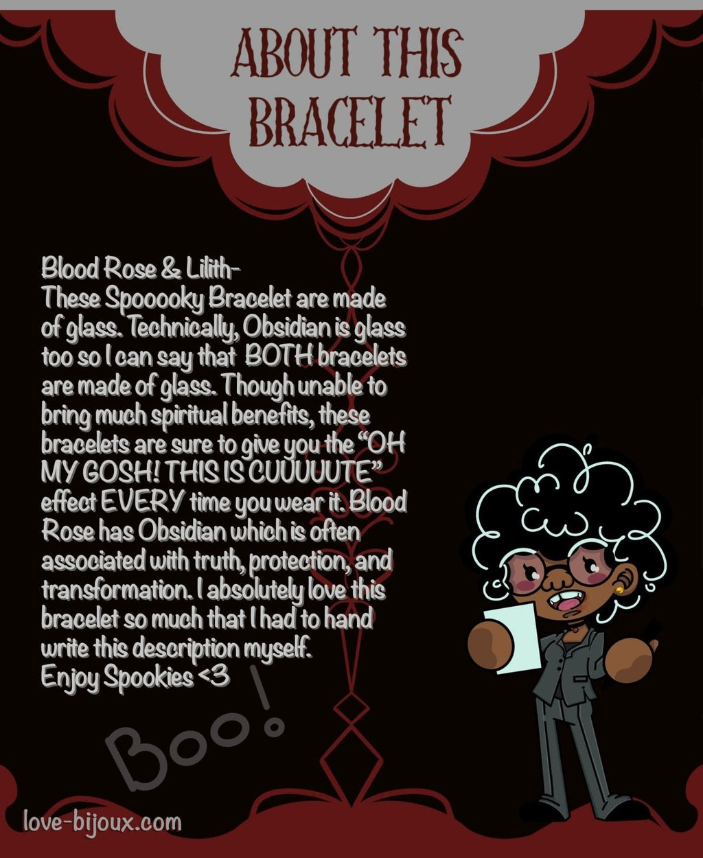 Blood Rose & Lilith Bracelets - Love Bijoux