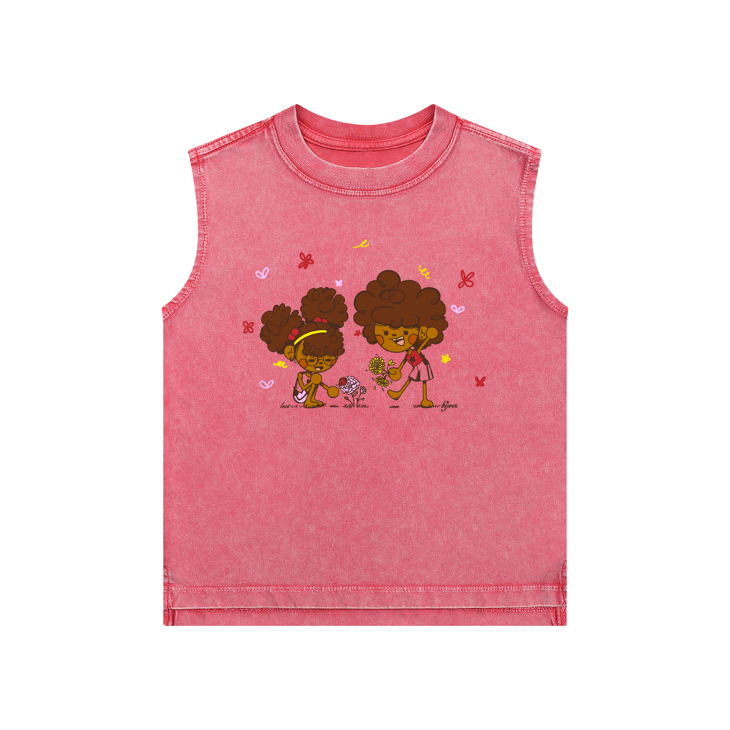 FRIENDSHIP- Snow Washed Kids Tank Top