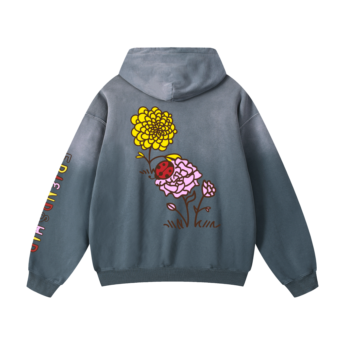 FRIENDSHIP (Adult)- Heavyweight Sunfade Oversized Hoodie