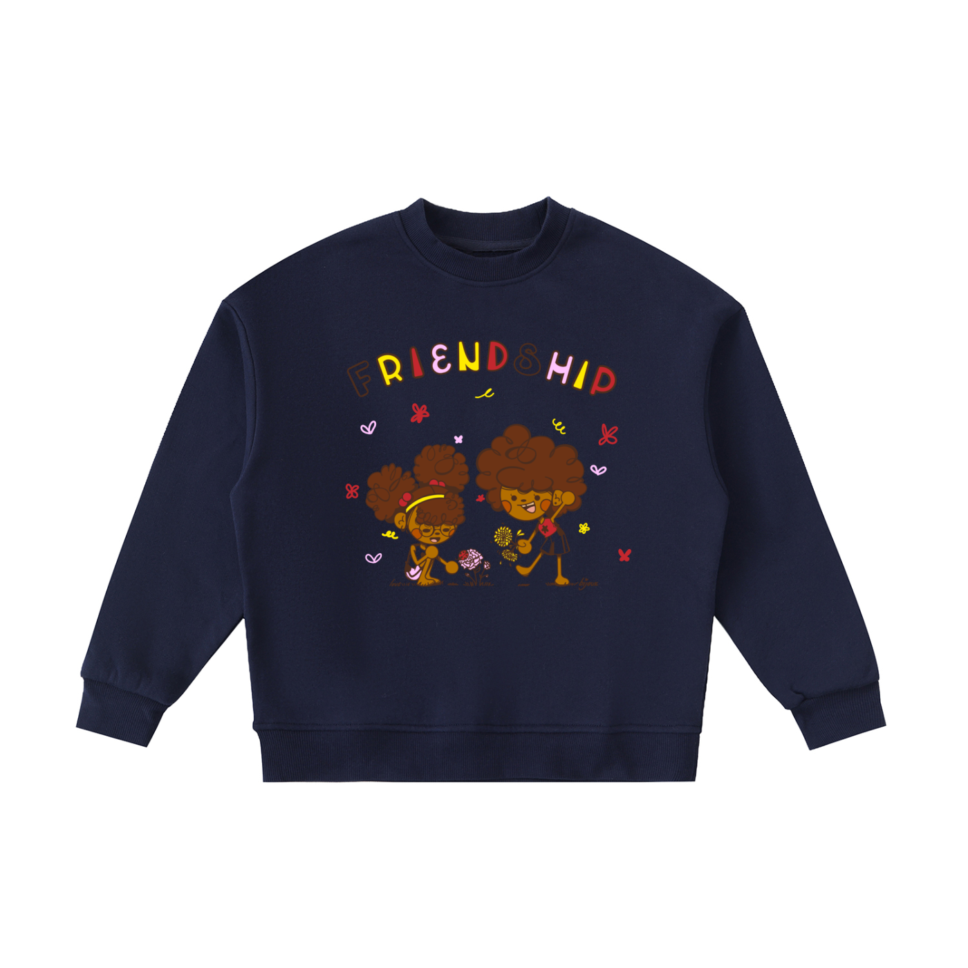 FRIENDSHIP- Essential Fleece Kids Crewneck Sweatshirt