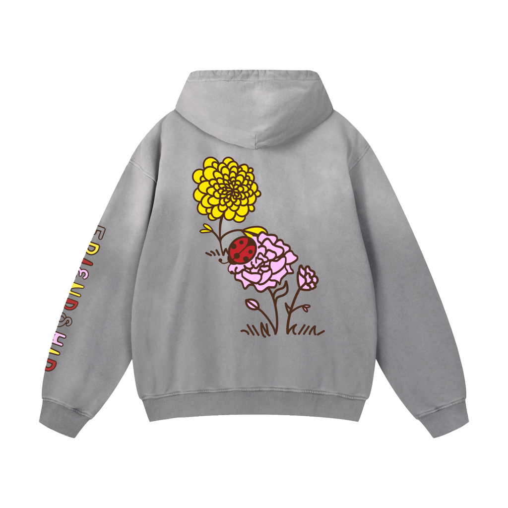 FRIENDSHIP (Adult)- Heavyweight Sunfade Oversized Hoodie