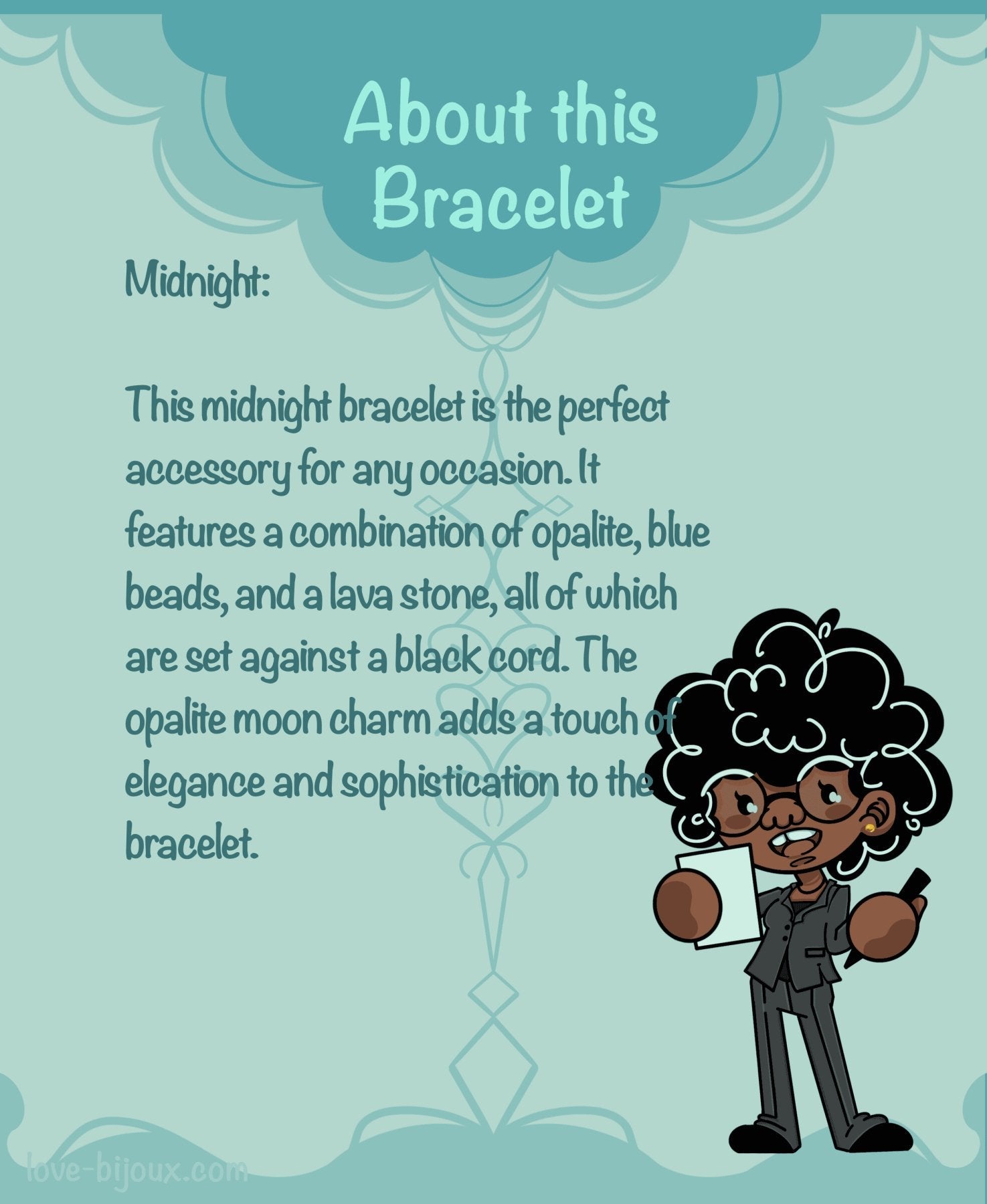 Midnight Bracelet - Love Bijoux