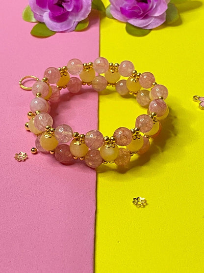 Strawberry & Banana Smoothie Bracelet - Love Bijoux