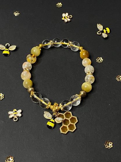 Sweet Honey Bee Bracelet - Love Bijoux